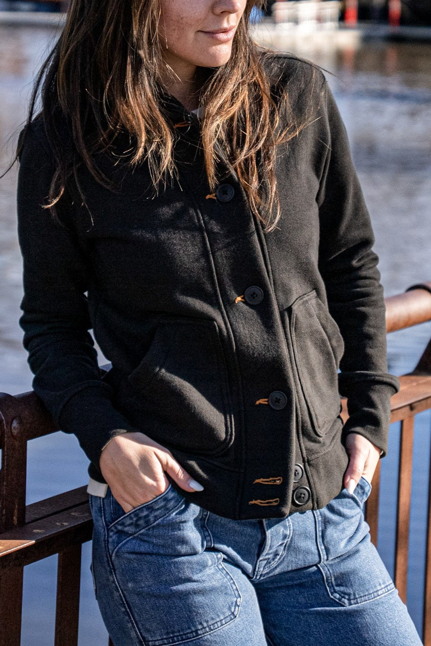 Bodega Cardigan | 140z 100% Cotton French Terry