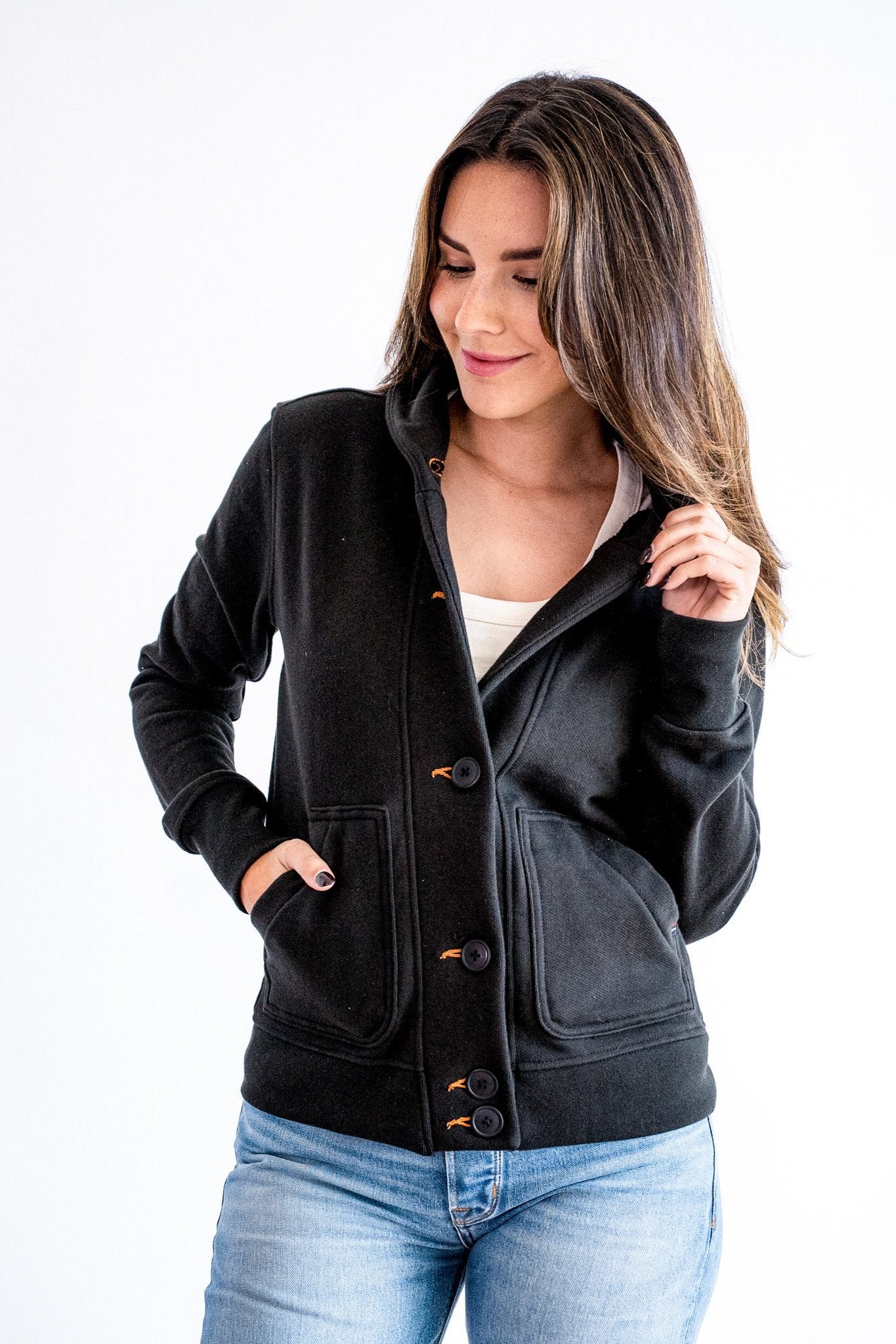 Bodega Cardigan | 140z 100% Cotton French Terry