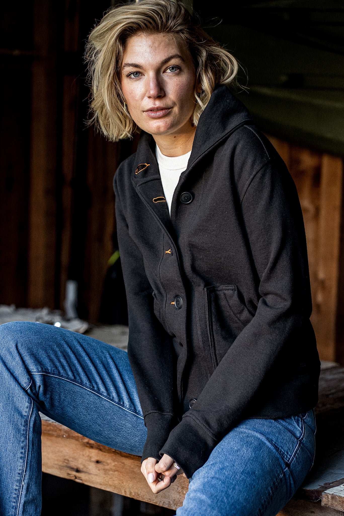 Bodega Cardigan | 140z 100% Cotton French Terry