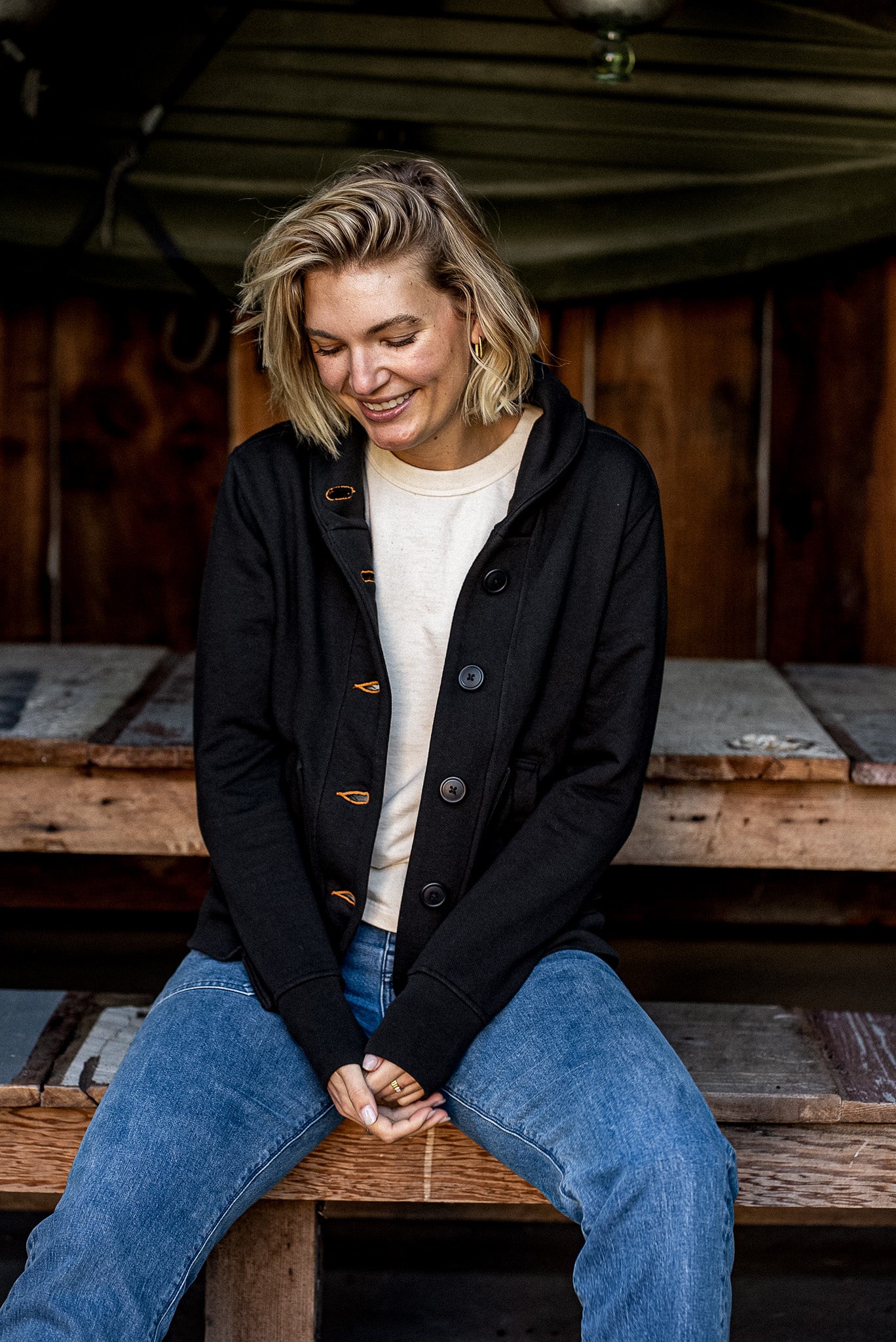 Bodega Cardigan | 140z 100% Cotton French Terry