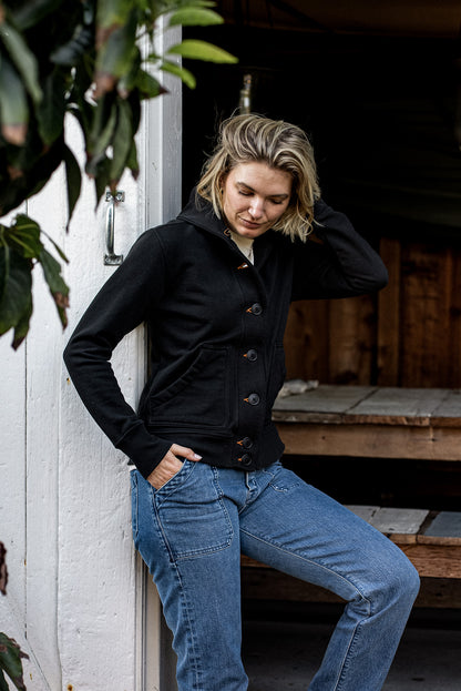 Bodega Cardigan | 140z 100% Cotton French Terry