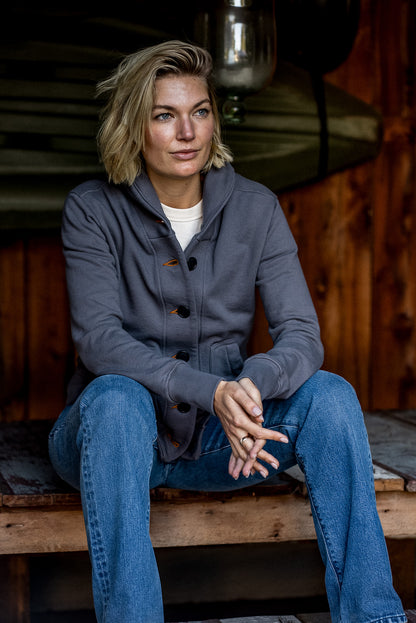 Bodega Cardigan French Terry Shawl Collar Cardigan