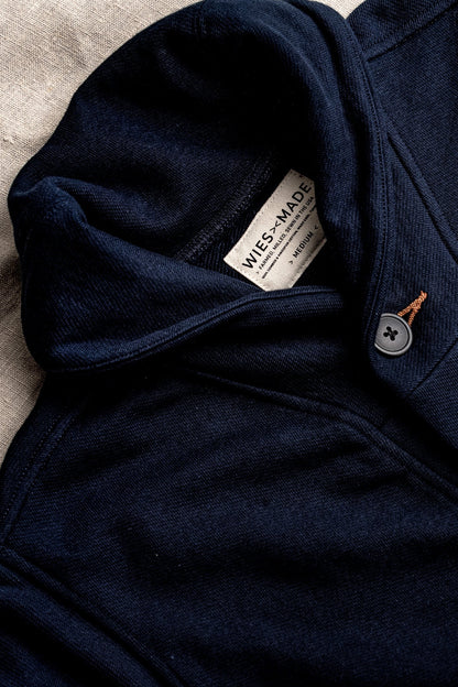 Bodega Cardigan | 140z 100% Cotton French Terry - Navy