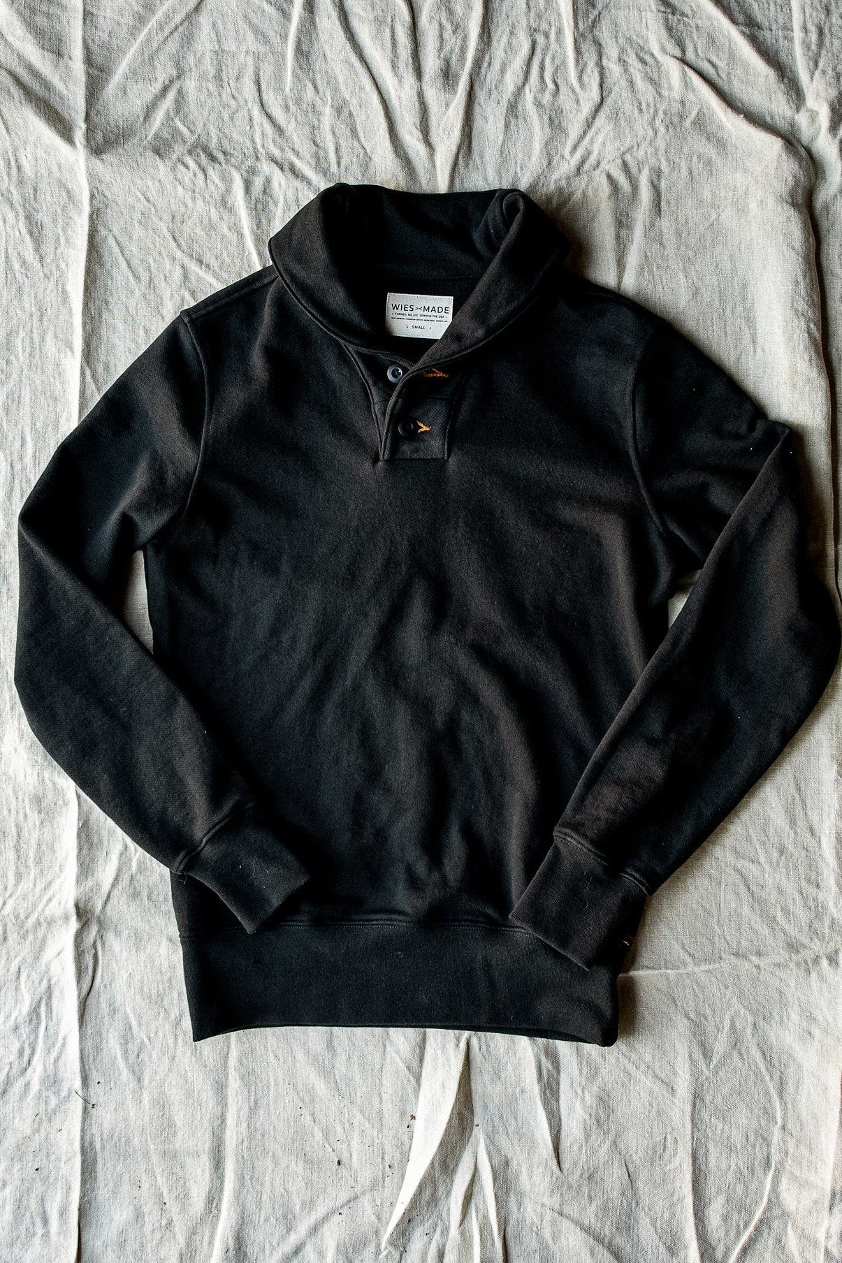 Women's Bodega Shawl Pullover French Terry | Basalt – WiesMade