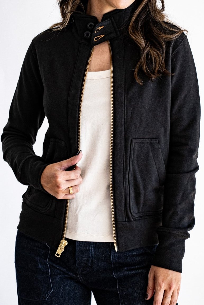 Bodega Moto Zip | 14oz 100% Cotton French Terry
