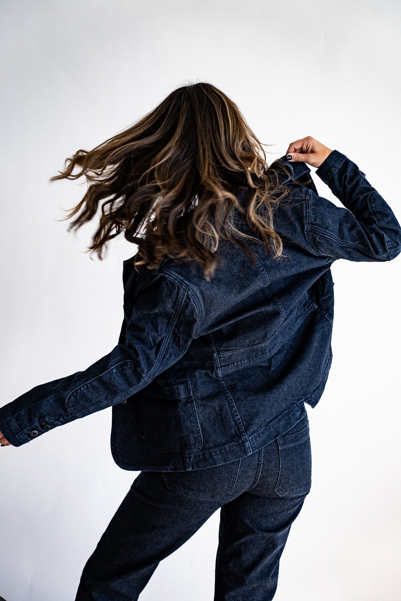 Scout Blazer | Denim Chore Blazer Ocean