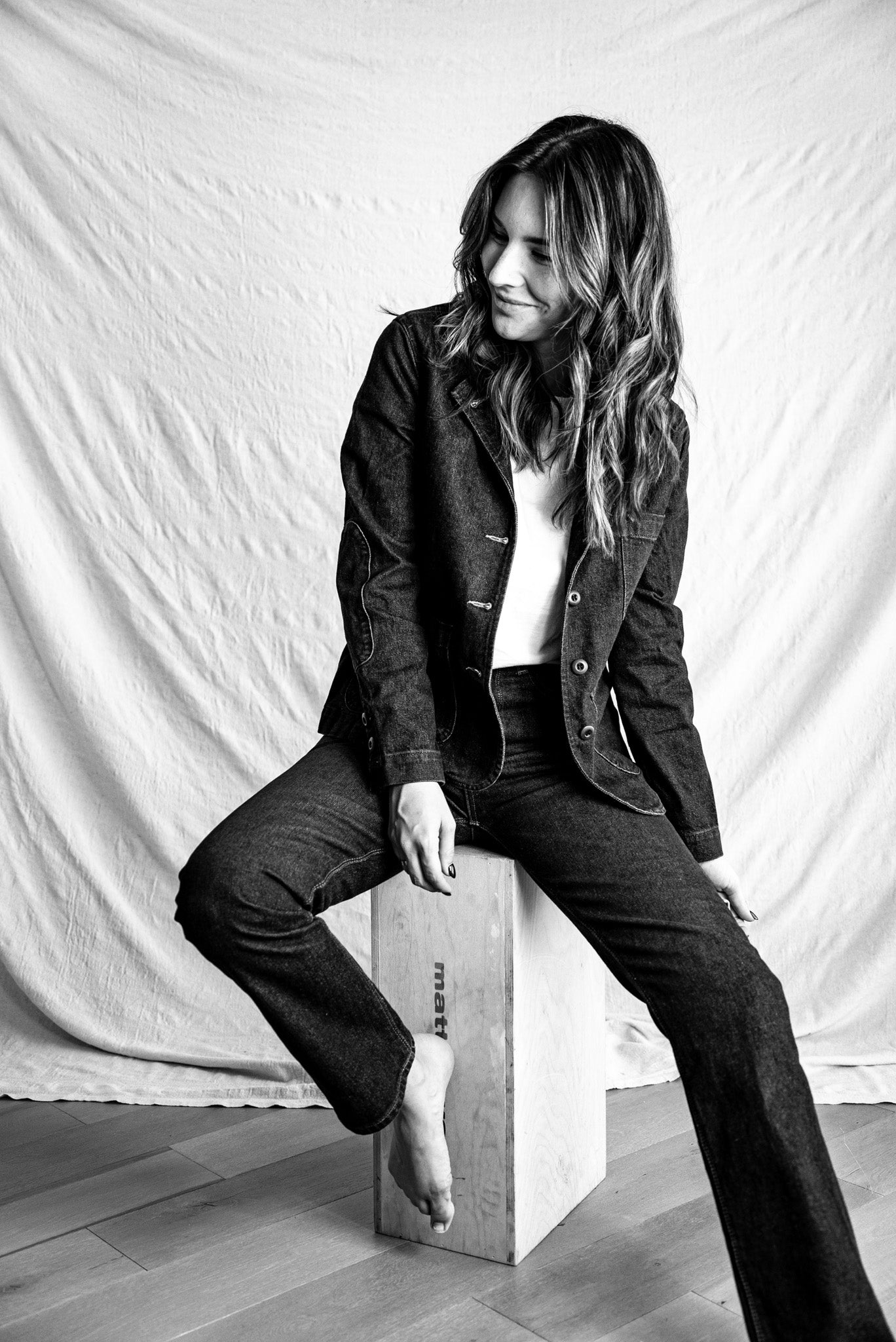 Scout Blazer | Denim Chore Blazer Ocean