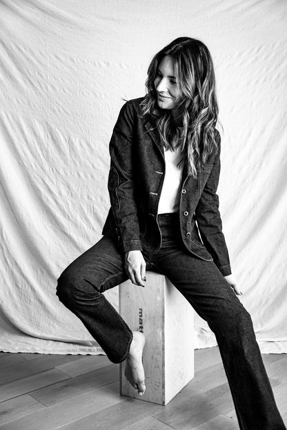 Scout Blazer | Denim Chore Blazer Ocean