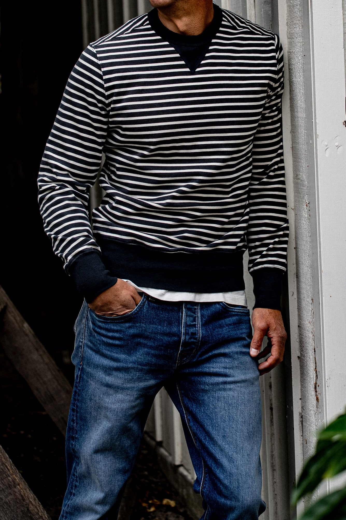 Men | Stinson Pullover | 12oz Rugby Jersey 100% cotton - Stripe
