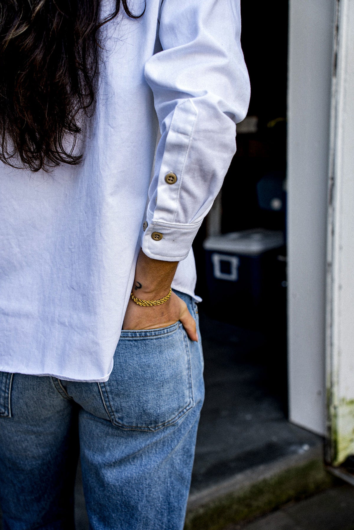 Women | Luma Shirting  | 7oz Twill 100% cotton - White