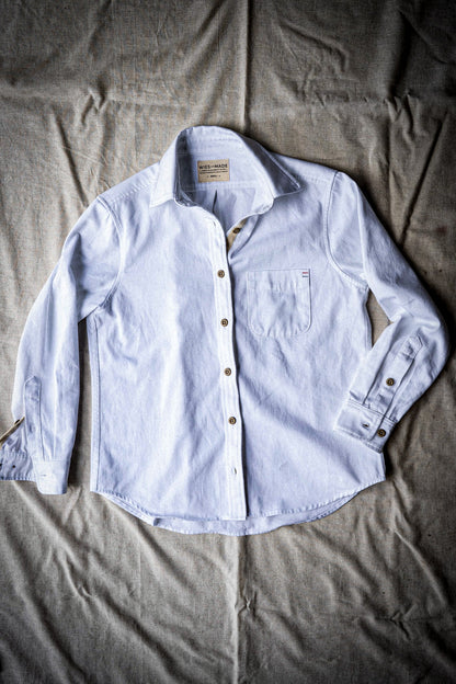 Women | Luma Shirting  | 7oz Twill 100% cotton - White
