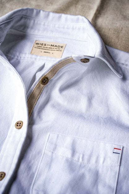 Women | Luma Shirting  | 7oz Twill 100% cotton - White