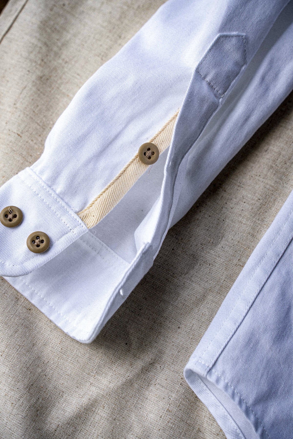 Women | Luma Shirting  | 7oz Twill 100% cotton - White