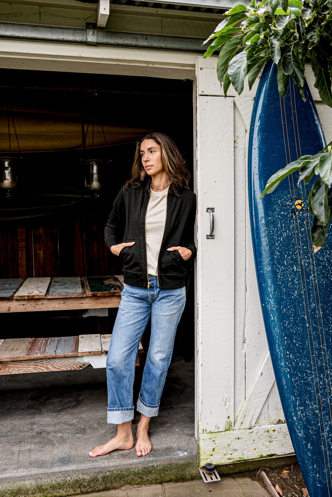Women | Stinson Moto | 12oz 100% Cotton - Basalt