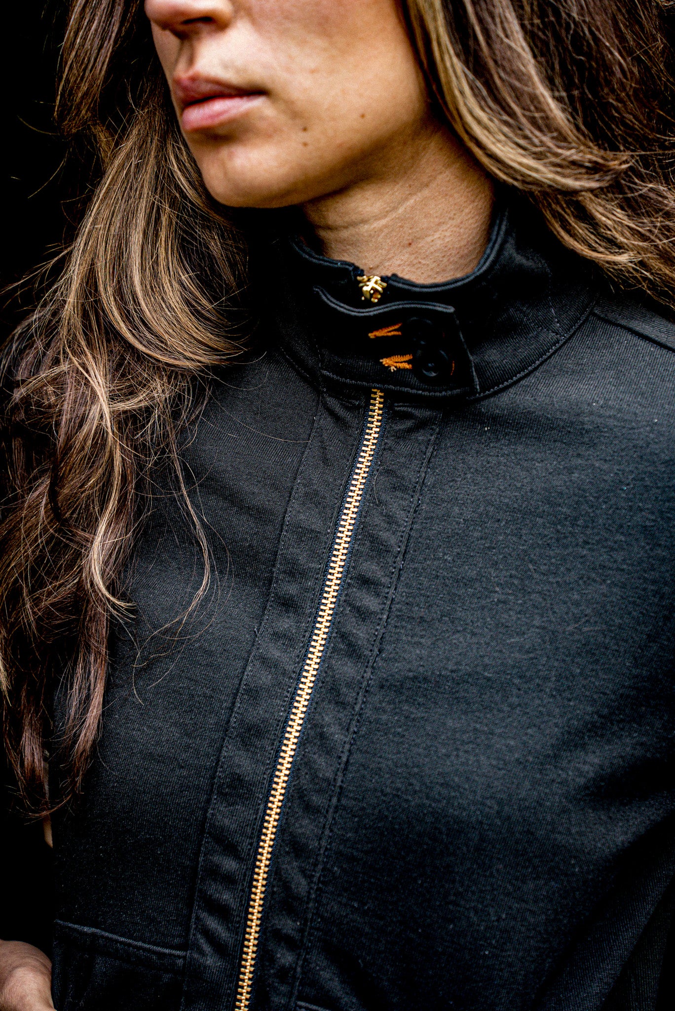 Women | Stinson Moto | 12oz 100% Cotton - Basalt