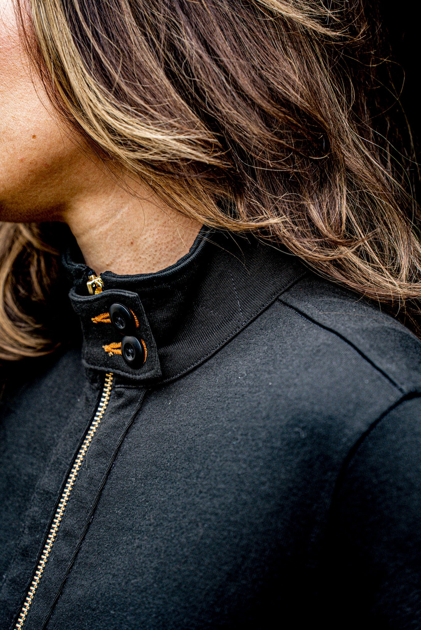 Women | Stinson Moto | 12oz 100% Cotton - Basalt